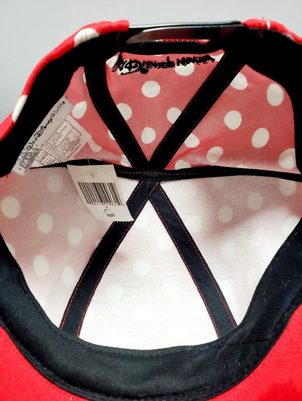 Official Disney's Minnie Mouse Snapback Youth Baseball Hat with Ears